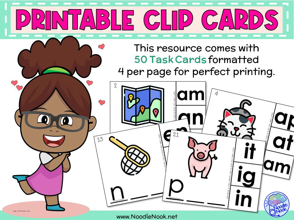 Onset and Rime Flip Book Printable - 35 CVC Blends for Phonics and