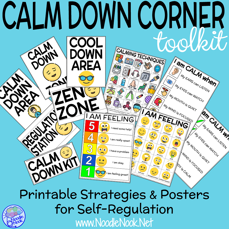 Calm Down Corner Resource Pack