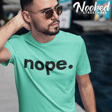Nope. (Unisex Jersey Short Sleeve Tee)