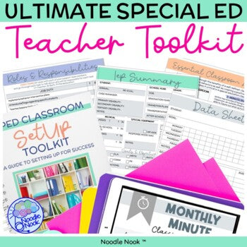 Special Education Teacher Planner. This ULTIMATE special education planning resource makes your SpEd classroom setup process easy and purposeful. It's a total TIMESAVER, LIFESAVER, and MENTAL HEALTH SAVER whether you're new to teaching, new to self-contained, or a vet that just wants to start the year off right.