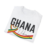 Ghana Vibes T-Shirt | Softstyle Unisex Tee for Casual Wear, Gift, Travel, Celebration, African Pride