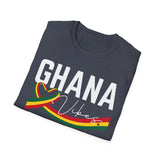 Ghana Vibes T-Shirt | Softstyle Unisex Tee for Casual Wear, Gift, Travel, Celebration, African Pride