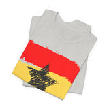 Ghana Flag - Black Star (Unisex Jersey Short Sleeve Tee)