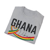 Ghana Vibes T-Shirt | Softstyle Unisex Tee for Casual Wear, Gift, Travel, Celebration, African Pride
