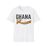 Ghana Vibes T-Shirt | Softstyle Unisex Tee for Casual Wear, Gift, Travel, Celebration, African Pride