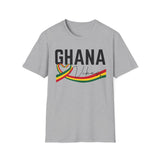 Ghana Vibes T-Shirt | Softstyle Unisex Tee for Casual Wear, Gift, Travel, Celebration, African Pride