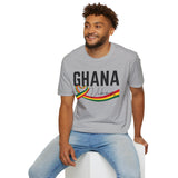Ghana Vibes T-Shirt | Softstyle Unisex Tee for Casual Wear, Gift, Travel, Celebration, African Pride