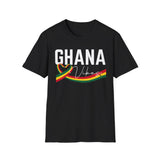Ghana Vibes T-Shirt | Softstyle Unisex Tee for Casual Wear, Gift, Travel, Celebration, African Pride