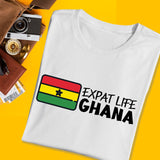 Expat Life Ghana Tee Shirt from ELG Tours Exclusively at Nooked Sportswear