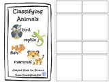 All About Animals- A Science Concept Adapted Book for Autism Units