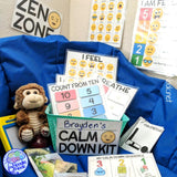 Calm Down Corner Kit- Printable Strategies for Behavior and Autism Units (DIGITAL DOWNLOAD)