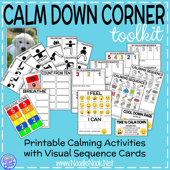 This Calm Down Corner tool kit is full of strategies, posters, tools and activities that help students learn to self-regulate and cope.
