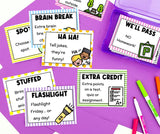 Classroom Rewards (That Don't Cost a Thing) - Student Incentive Cards