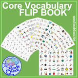 Core Vocabulary Flip Book for students with Autism, SpEd