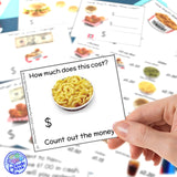 Fast Food Menu Math with Money Skills - Leveled for Special Ed. Use restaurant menus to teach money skills. Real World money problems for math.