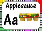ABC Food Words for Autistic and Special Education Students