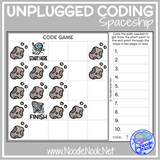 Unplugged Coding: Spaceship. Adapted & Leveled Tech for SpEd and Autism Units